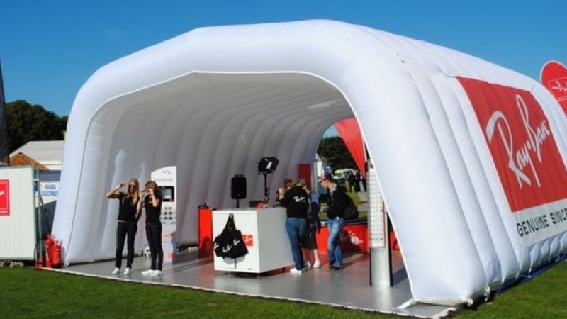 Inflatable stands